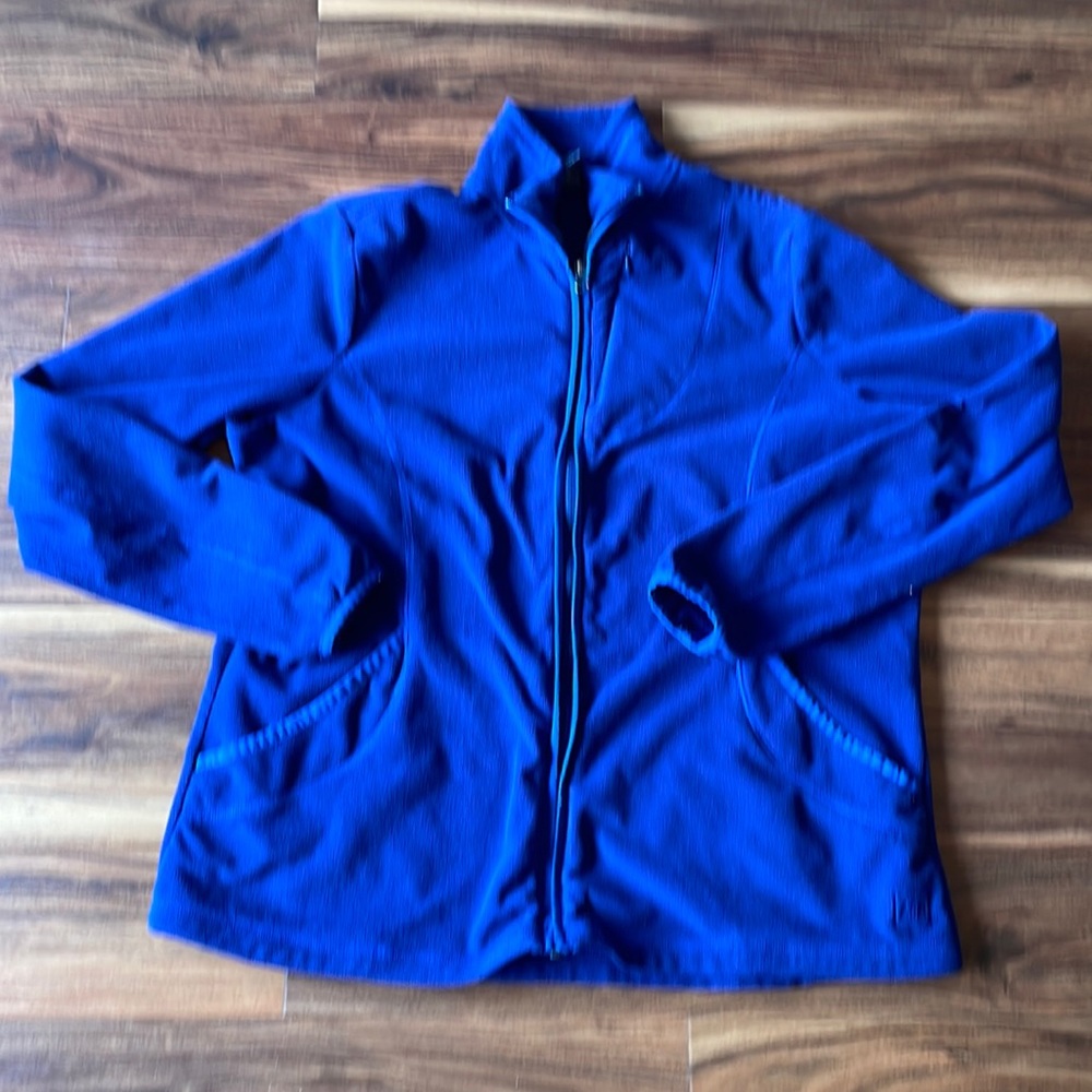REI Sweater Jacket XL Blue Pockets warm Soft Casual Womenswear Women’s Lady miss